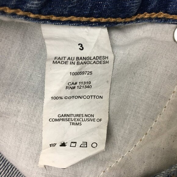 Garage Denim Women's Mom Jeans Grommet Waistband Retro Distressed size 26 - Picture 7 of 8